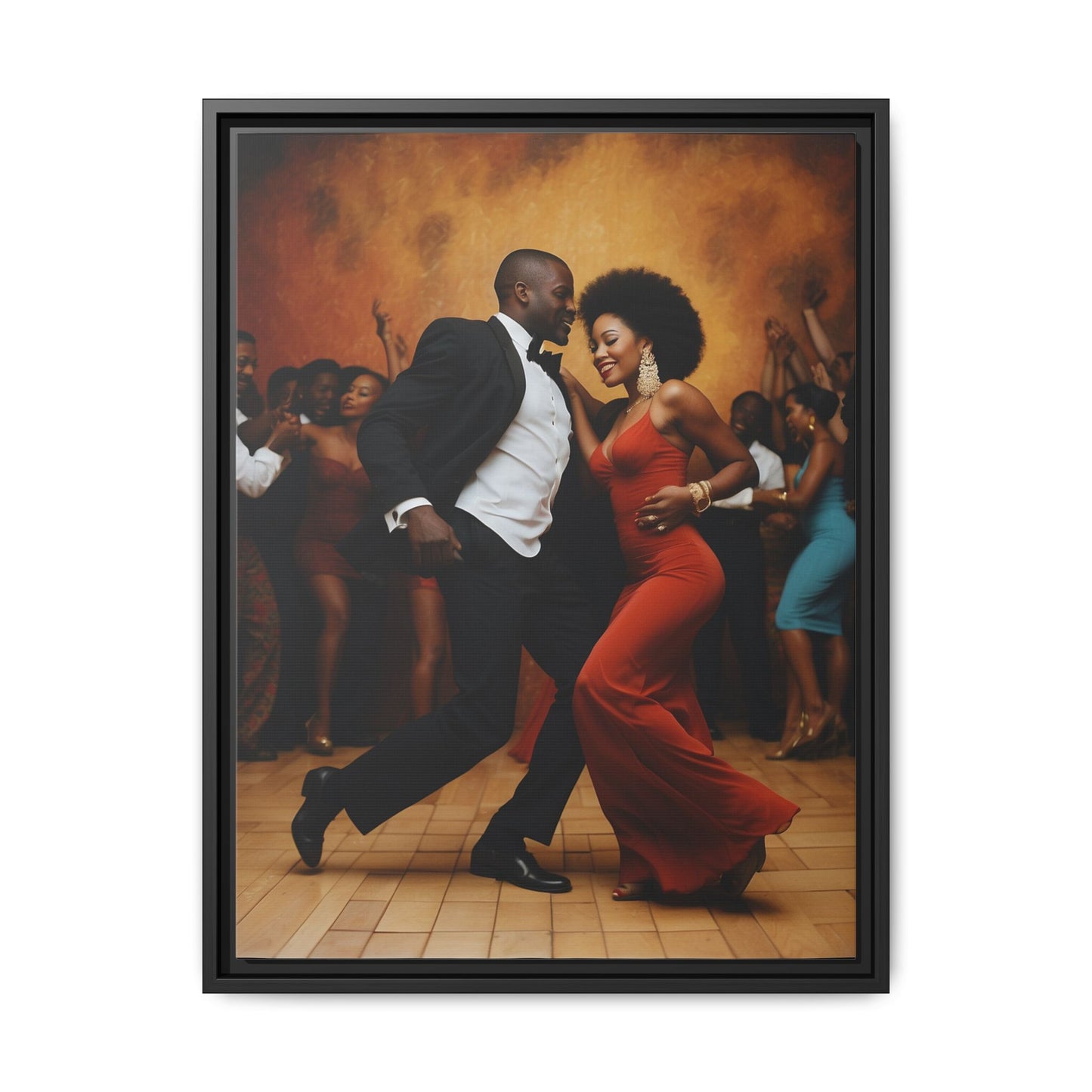 Matte Canvas, Framed (Multi-color)