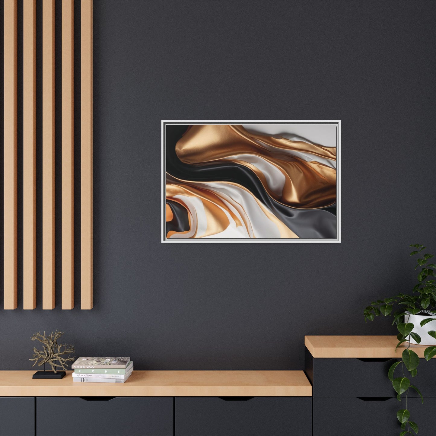 Matte Canvas, Framed (Multi-color)