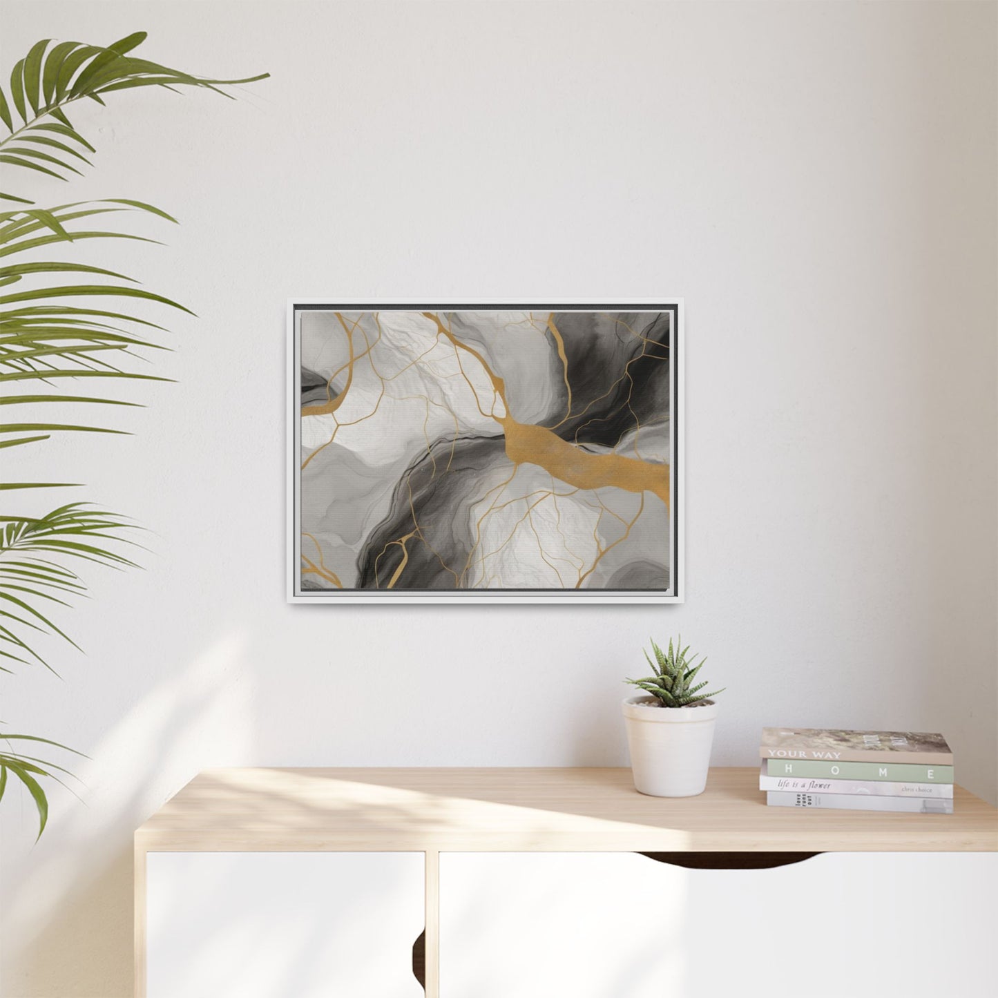 Matte Canvas, Framed (Multi-color)
