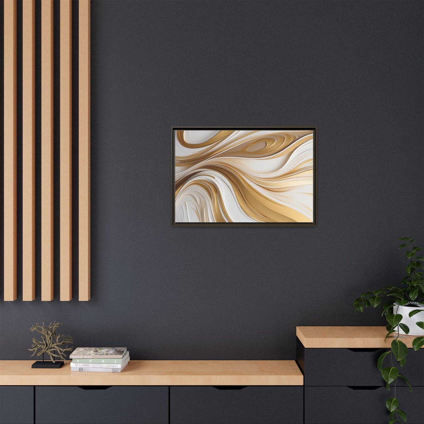 Matte Canvas, Framed (Multi-color)