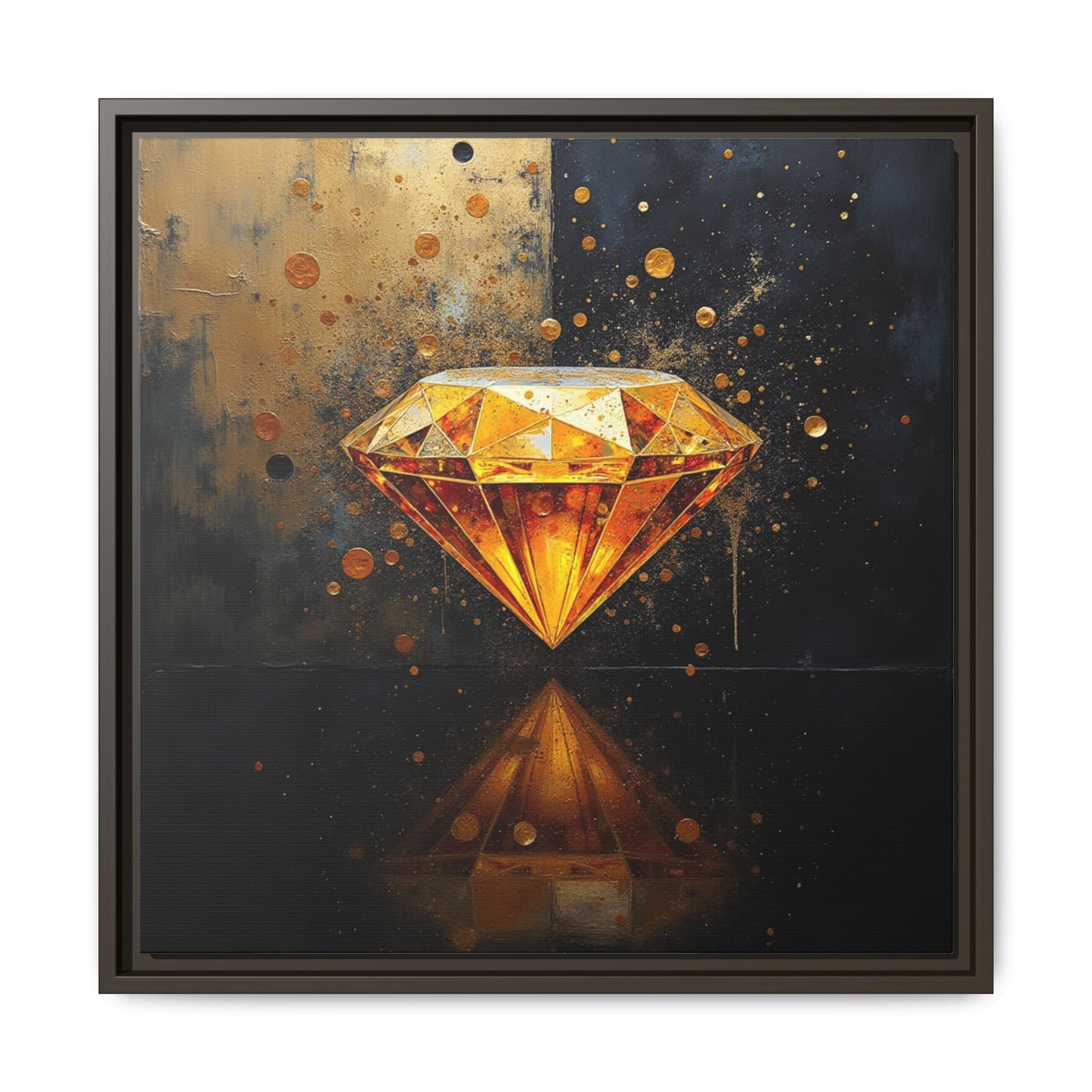 Matte Canvas, Framed (Multi-color)