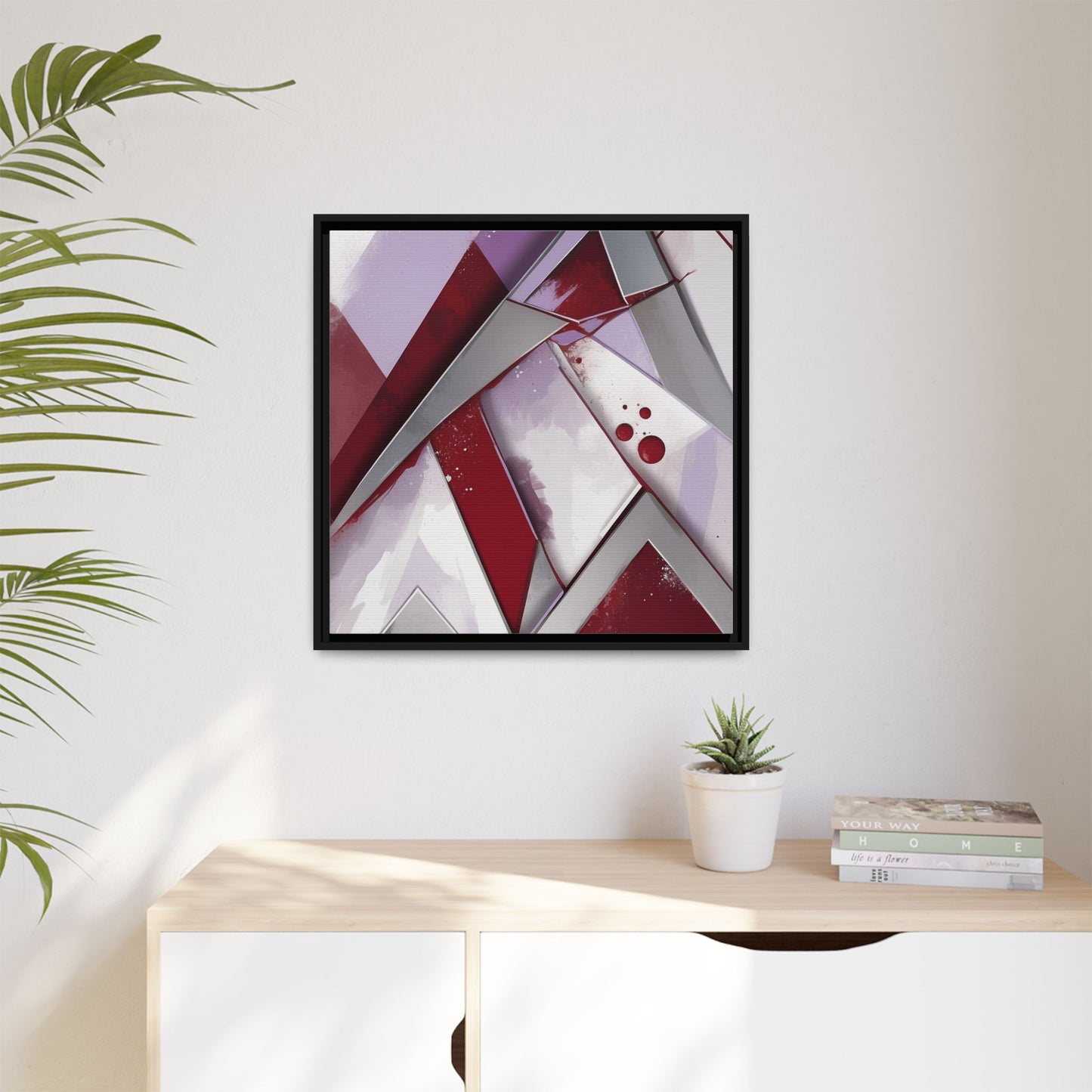 Matte Canvas, Framed (Multi-color)