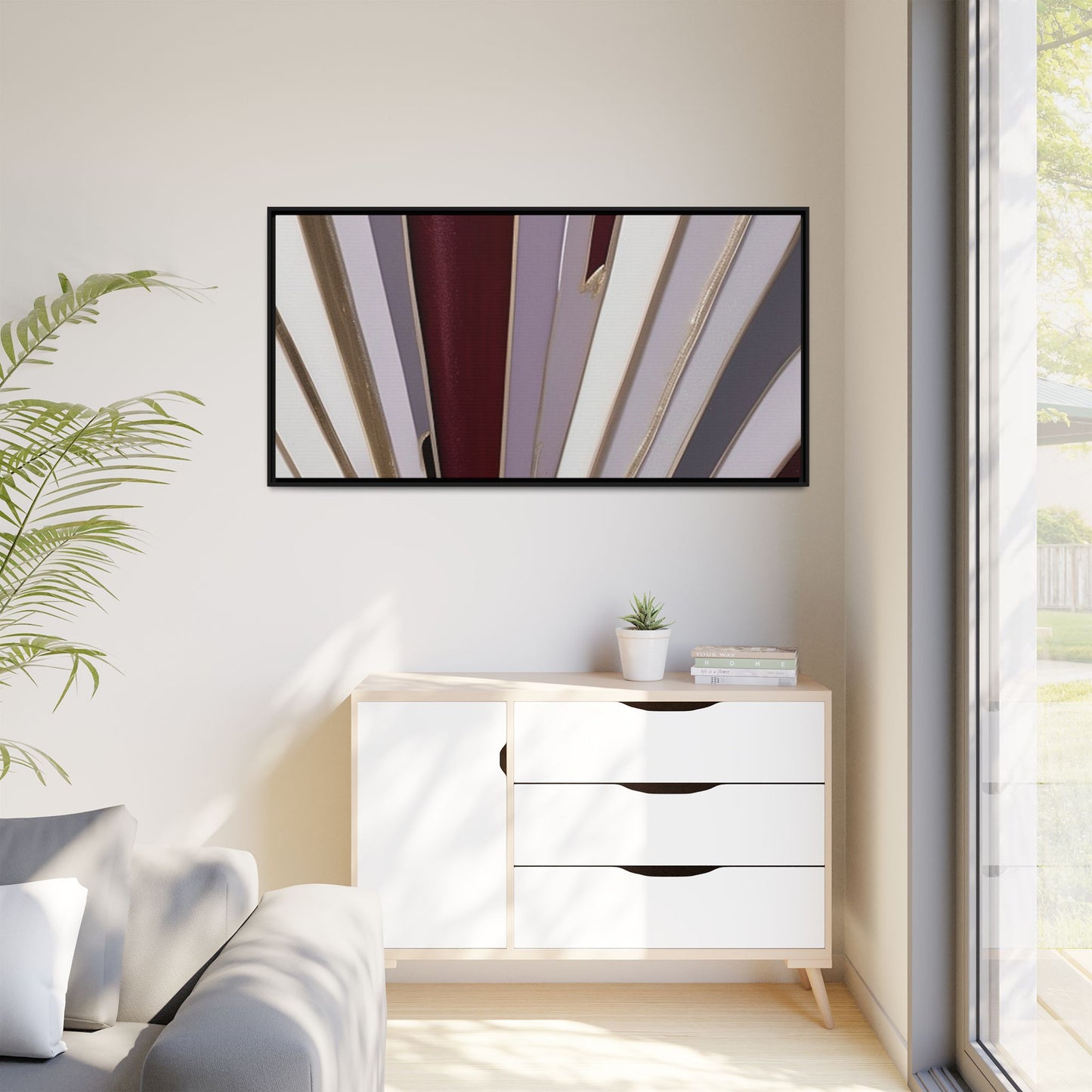 Matte Canvas, Framed (Multi-color)