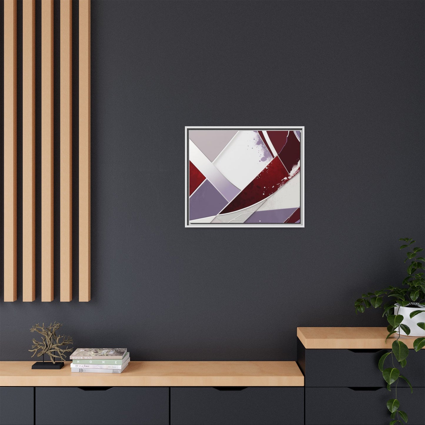 Matte Canvas, Framed (Multi-color)