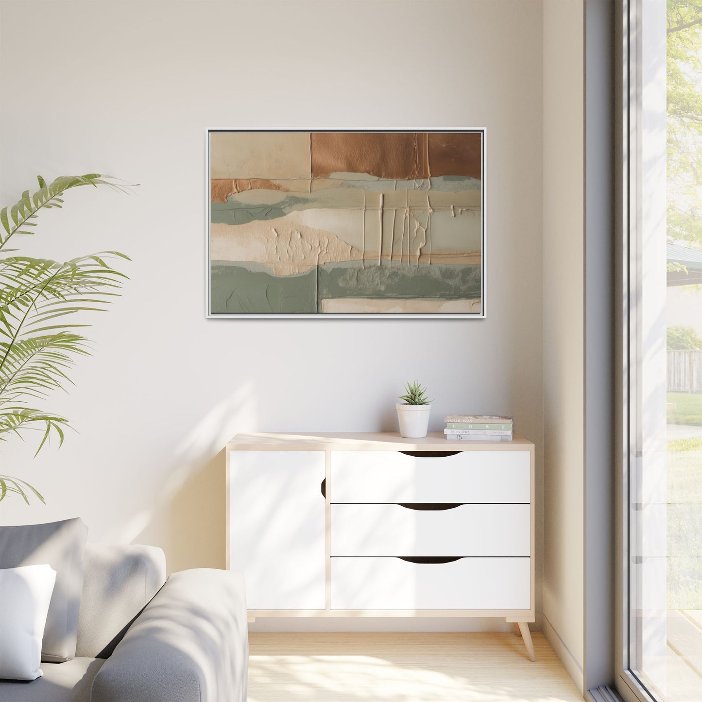 Matte Canvas, Framed (Multi-color)