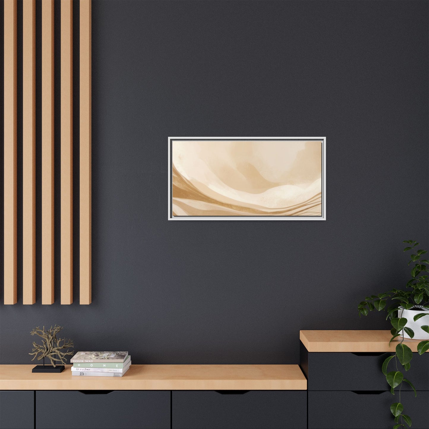 Matte Canvas, Framed (Multi-color)