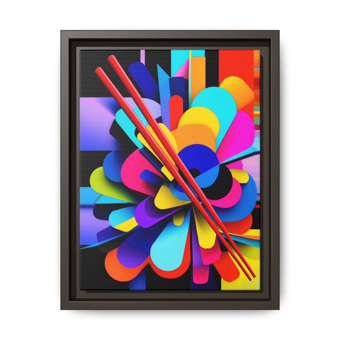 Matte Canvas, Framed (Multi-color)