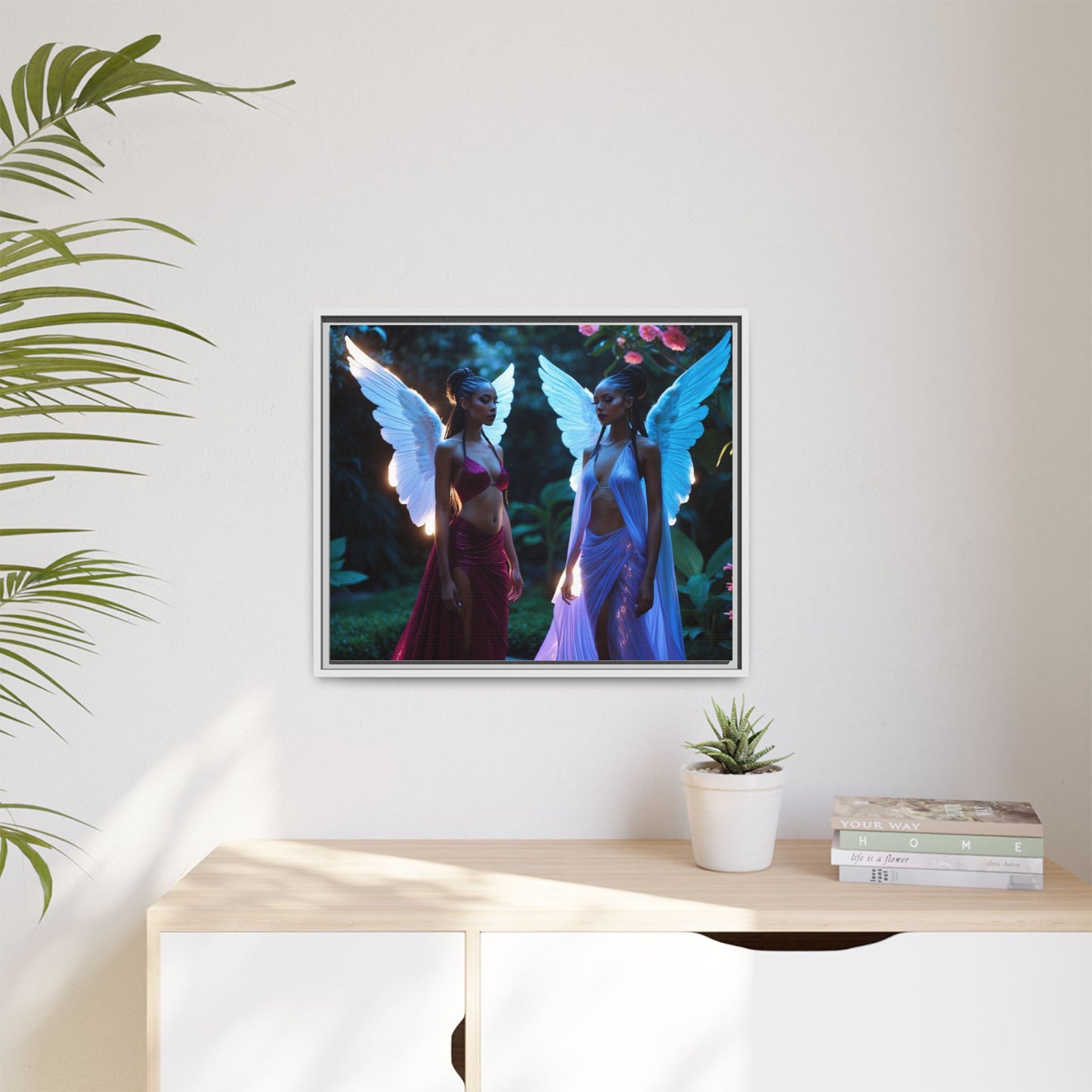 Matte Canvas, Framed (Multi-color)