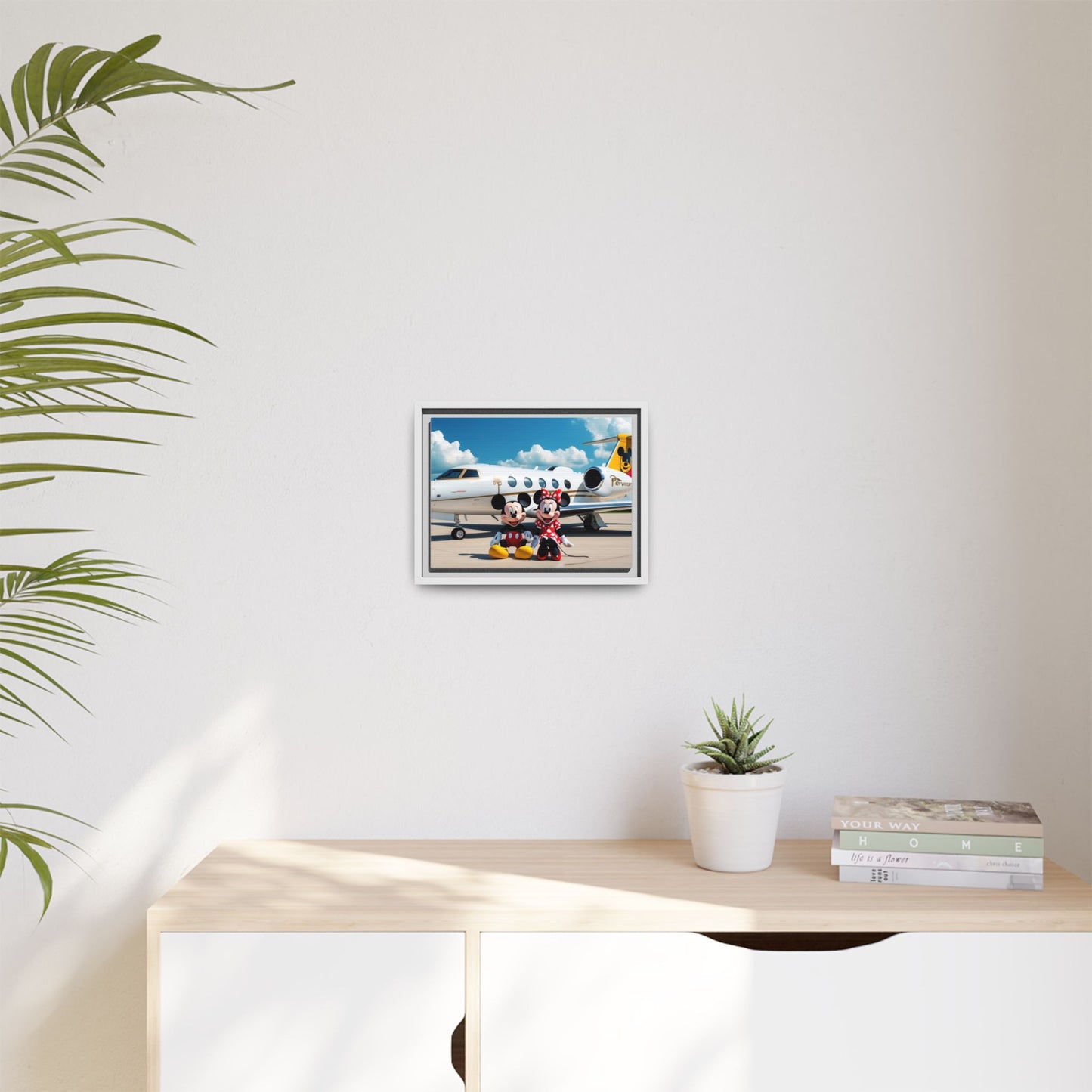 Mickey & Minnie Jetsetter Canvas Art