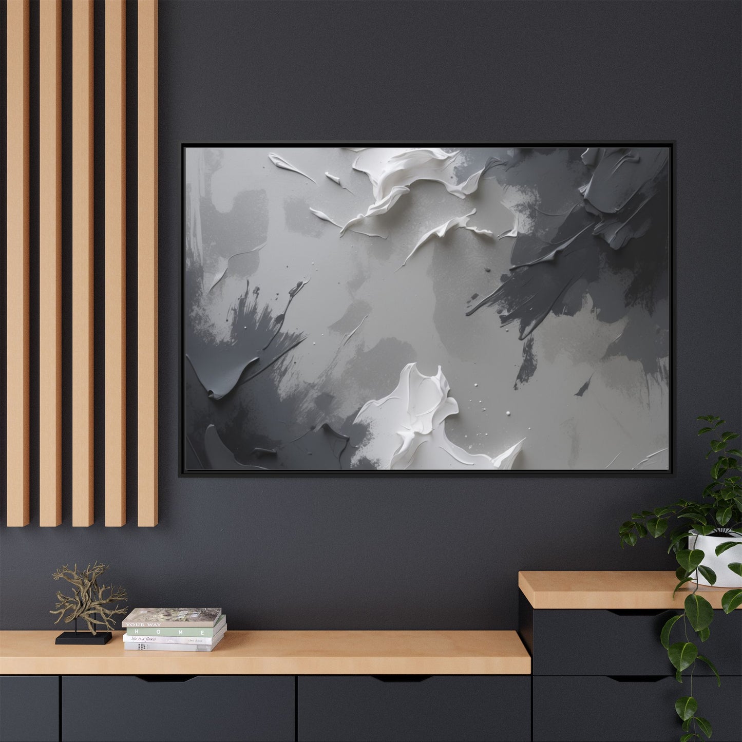 Matte Canvas, Framed (Multi-color)