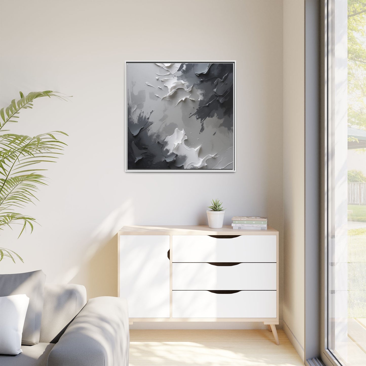 Matte Canvas, Framed (Multi-color)