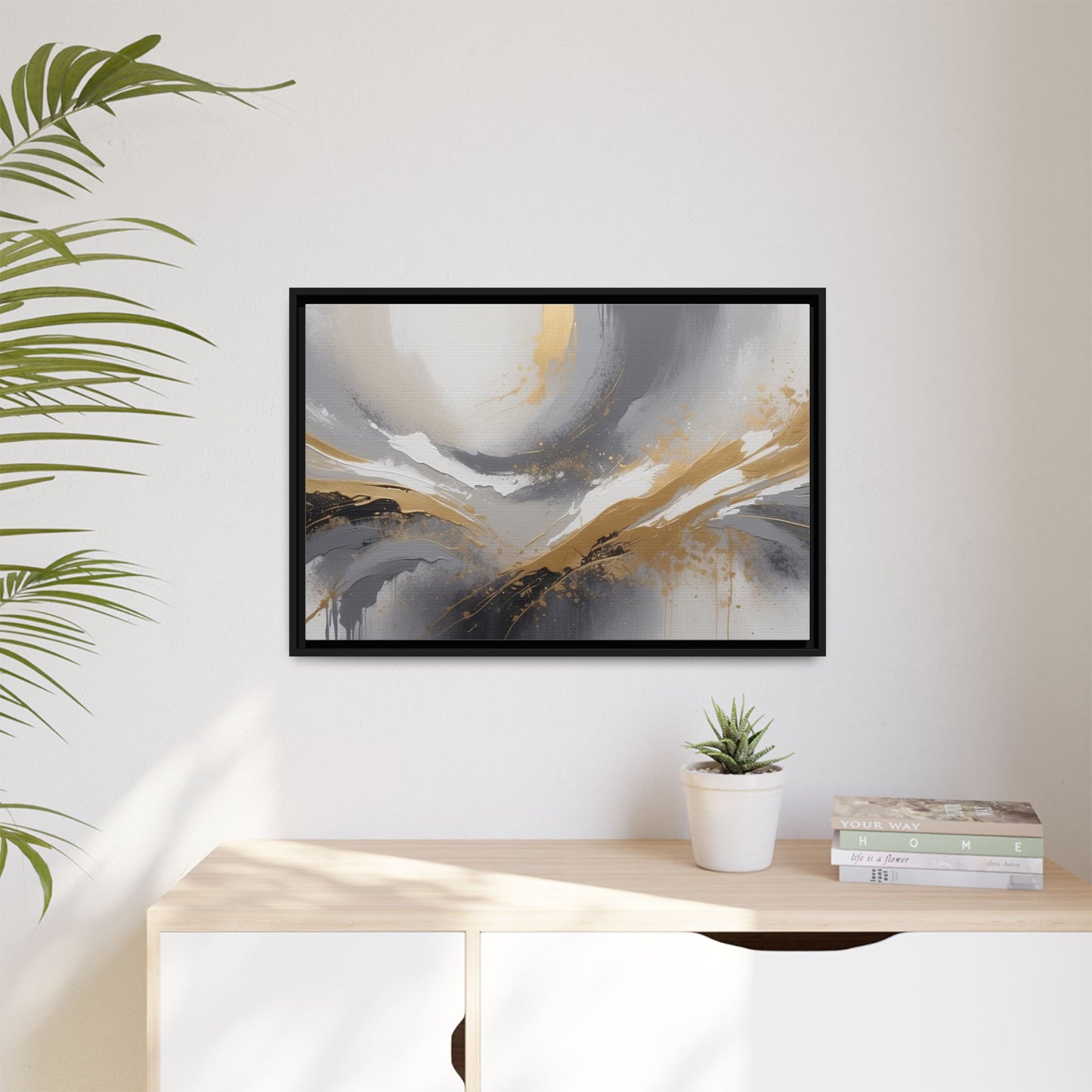 Matte Canvas, Framed (Multi-color)