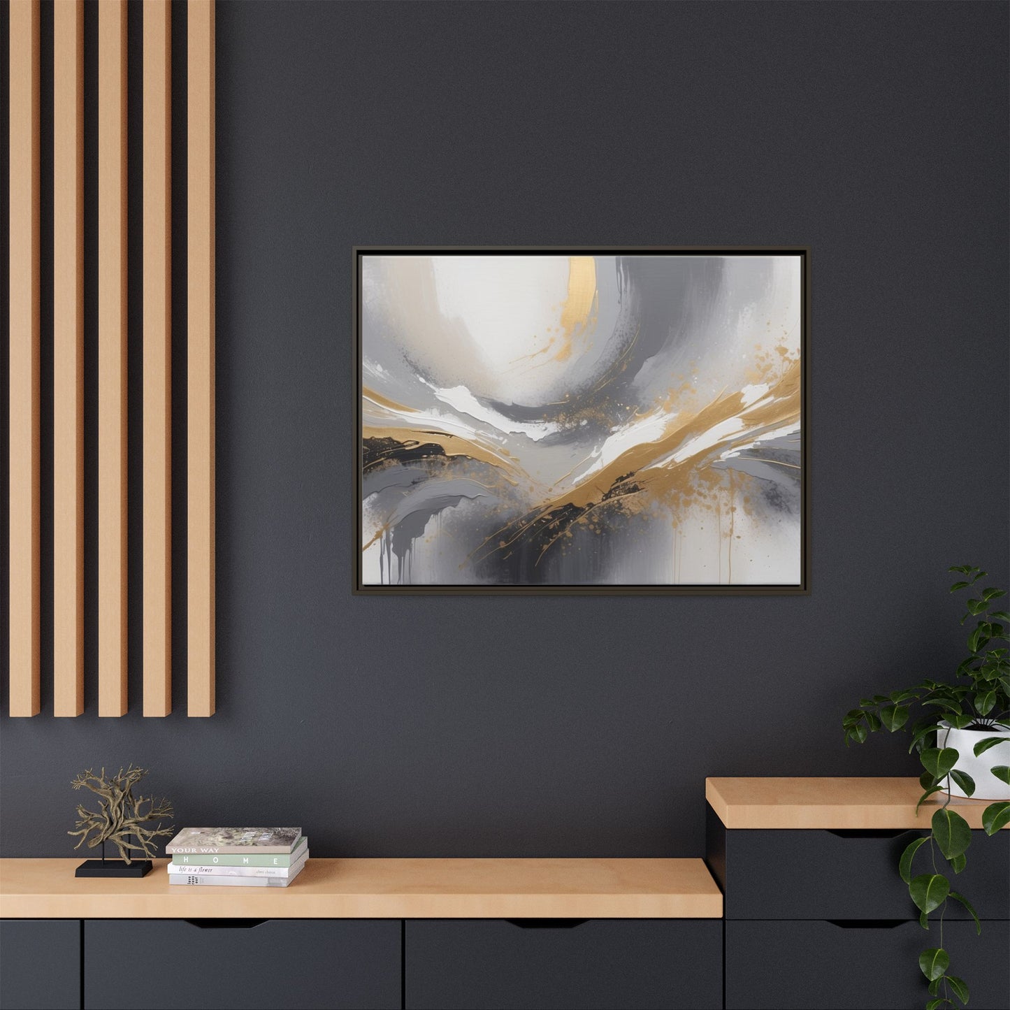 Matte Canvas, Framed (Multi-color)