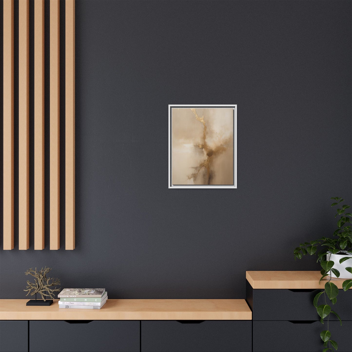 Matte Canvas, Framed (Multi-color)