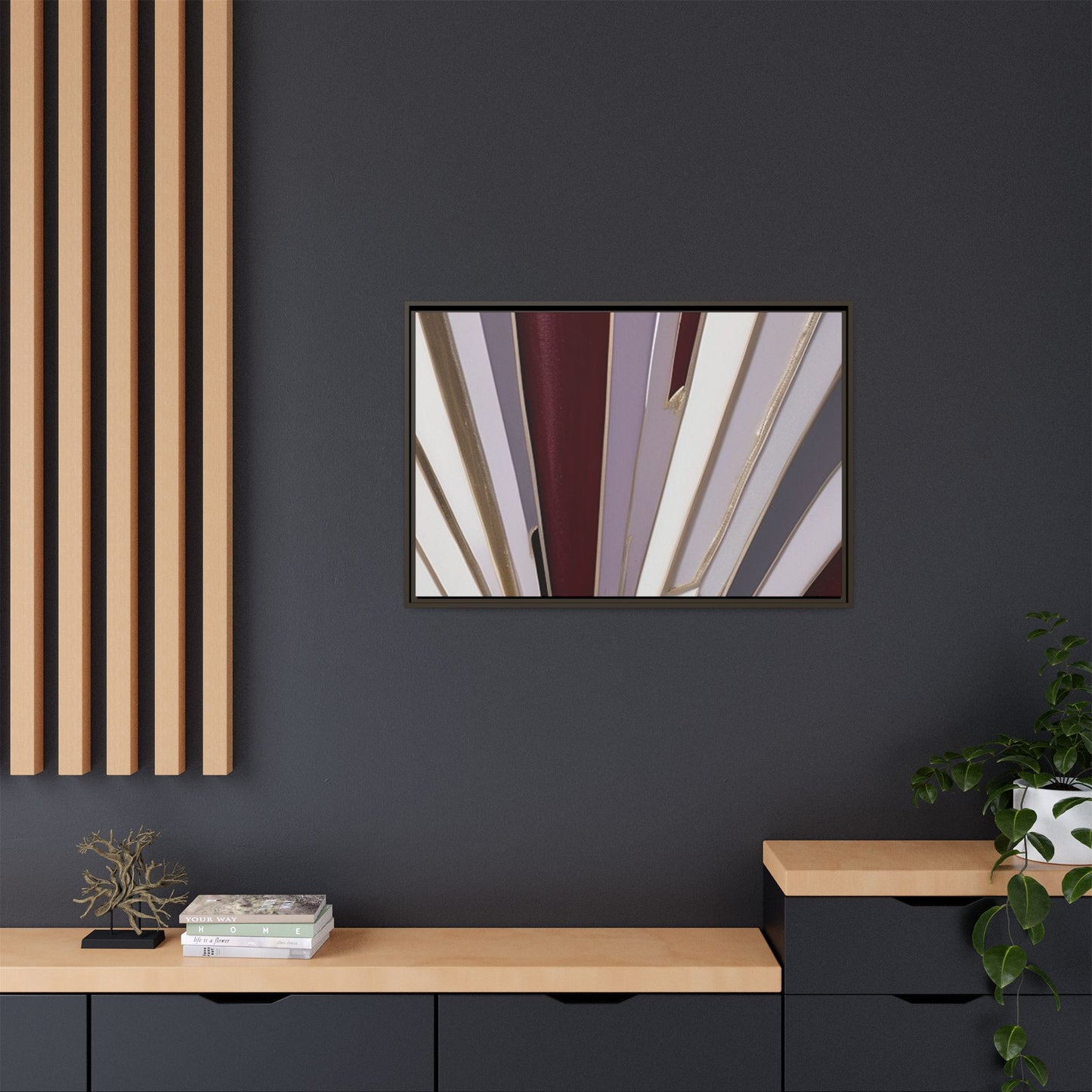 Matte Canvas, Framed (Multi-color)