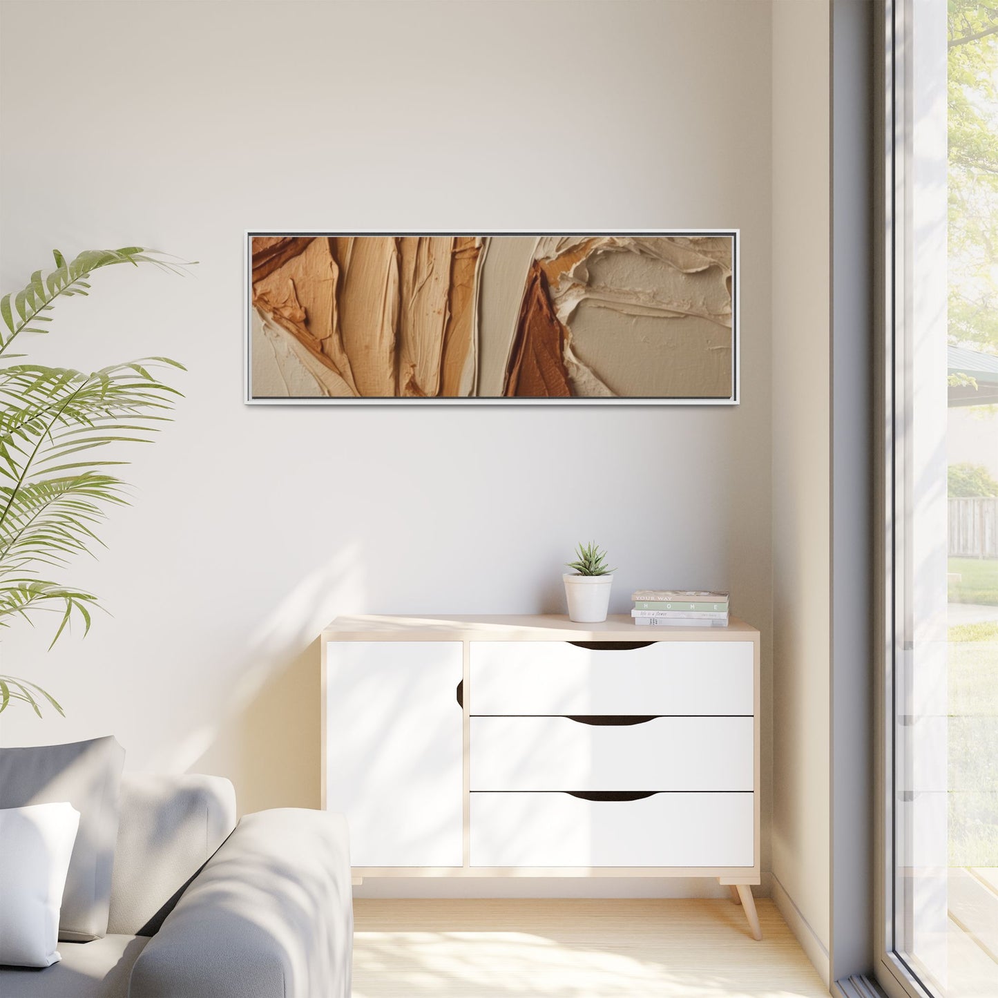 Matte Canvas, Framed (Multi-color)