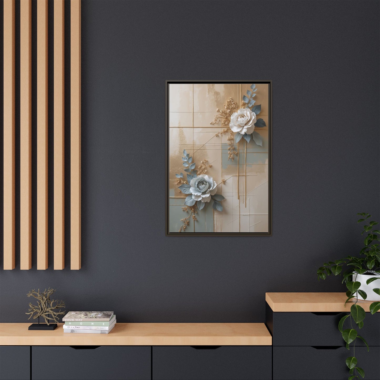 Matte Canvas, Framed (Multi-color)