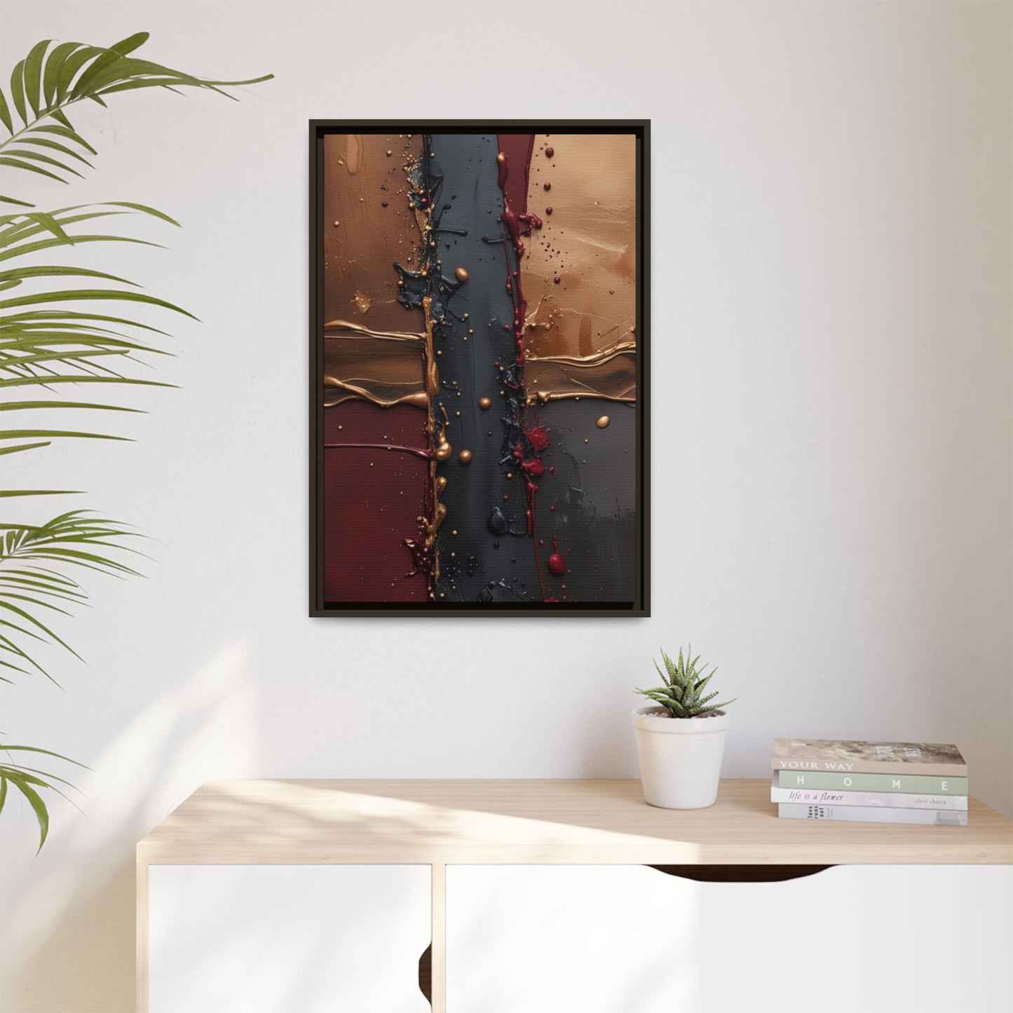 Matte Canvas, Framed (Multi-color)