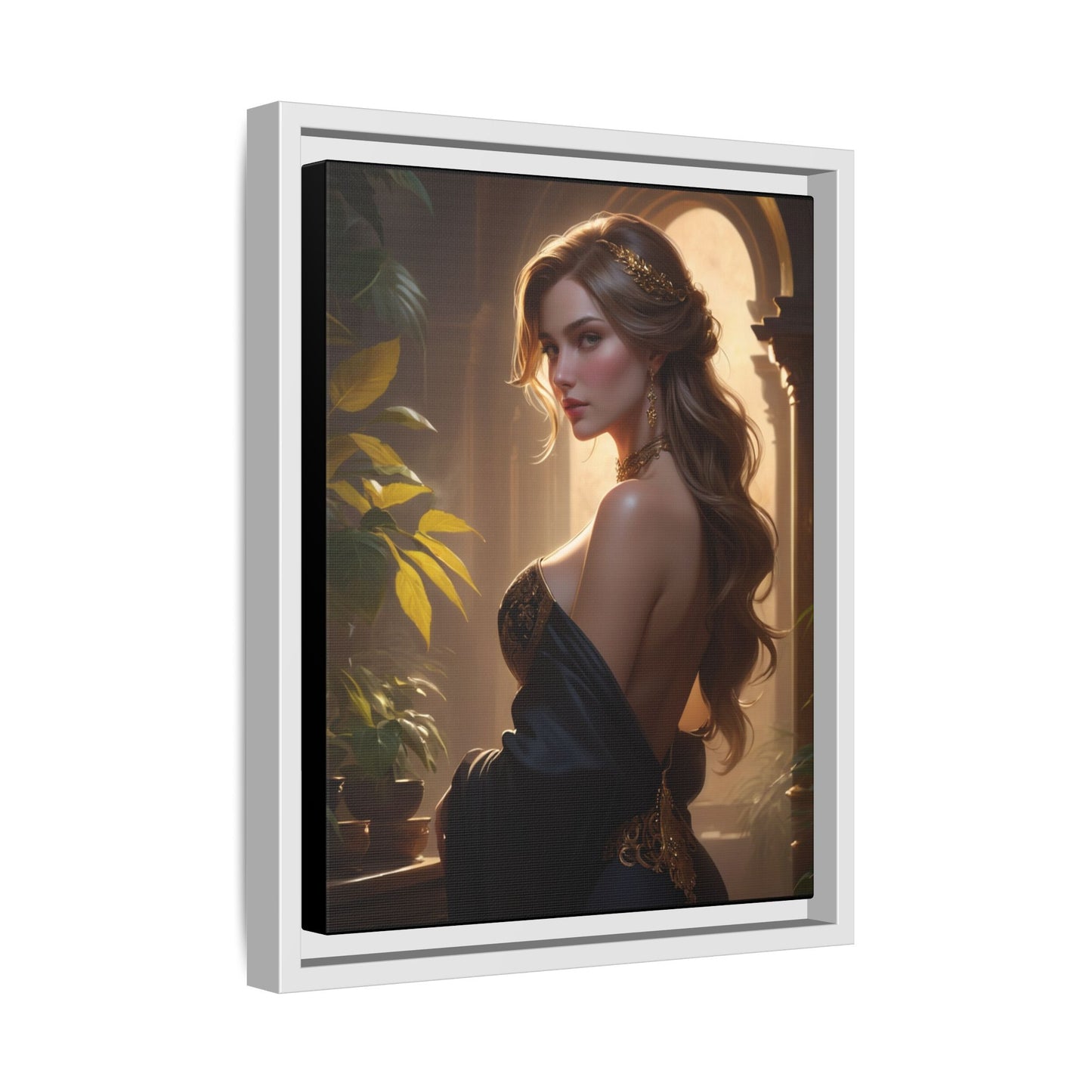 Matte Canvas, Framed (Multi-color)