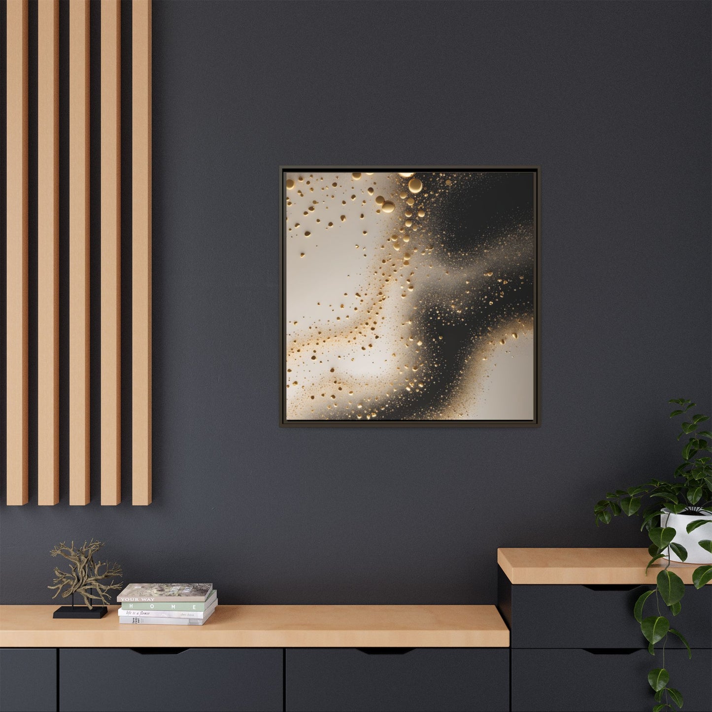 Matte Canvas, Framed (Multi-color)