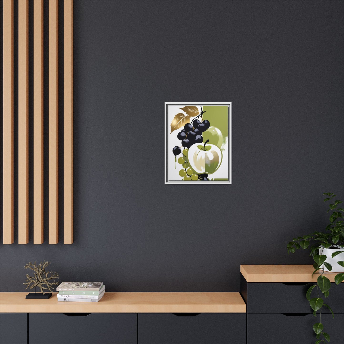 Matte Canvas, Framed (Multi-color)