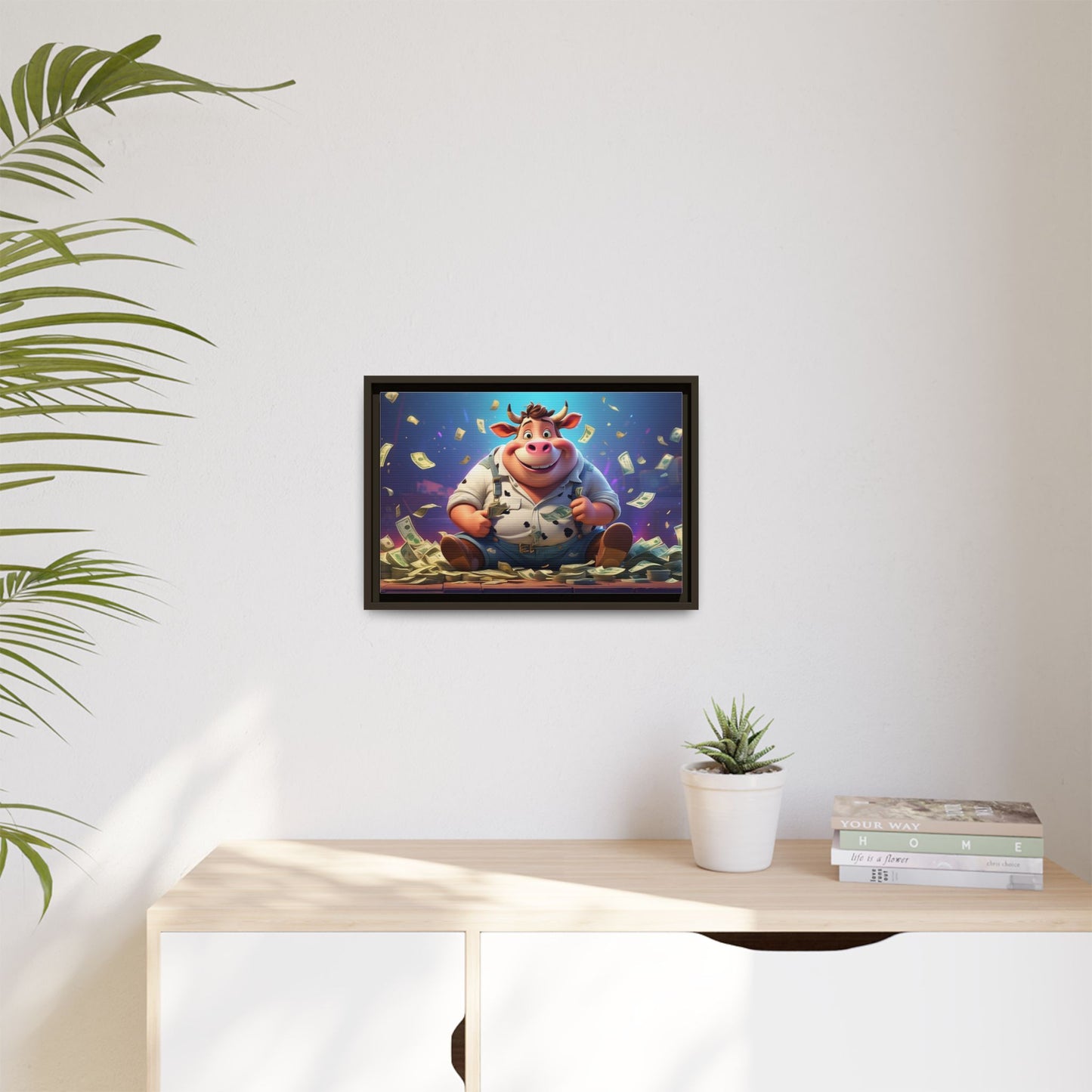 Matte Canvas, Framed (Multi-color)