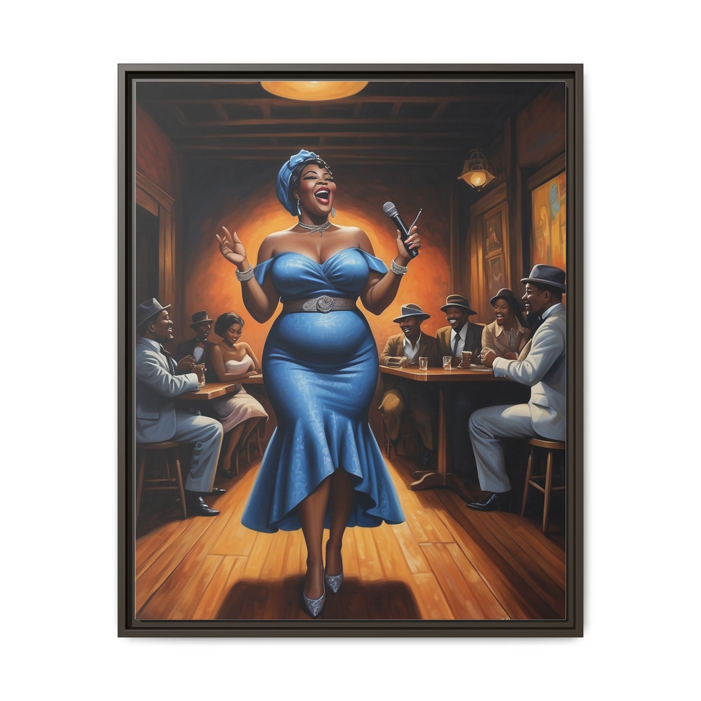 Matte Canvas, Framed (Multi-color)