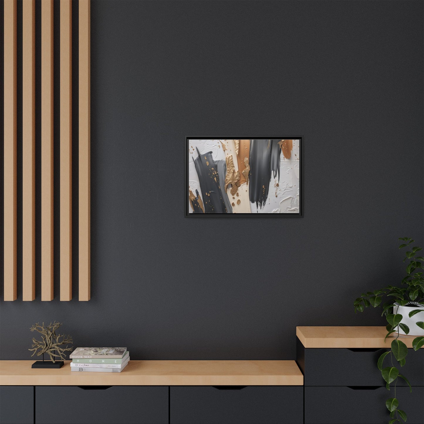 Matte Canvas, Framed (Multi-color)
