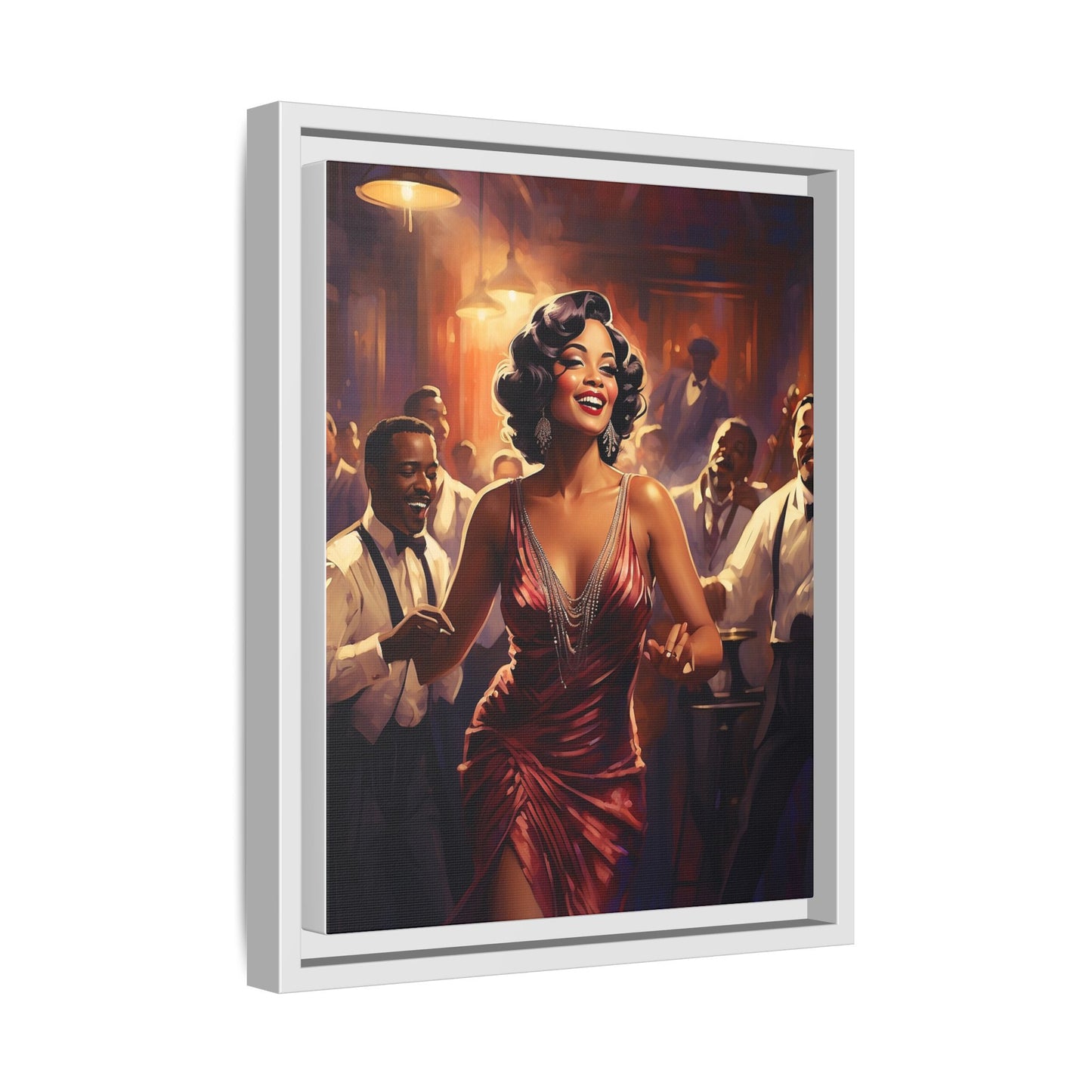 Matte Canvas, Framed (Multi-color)