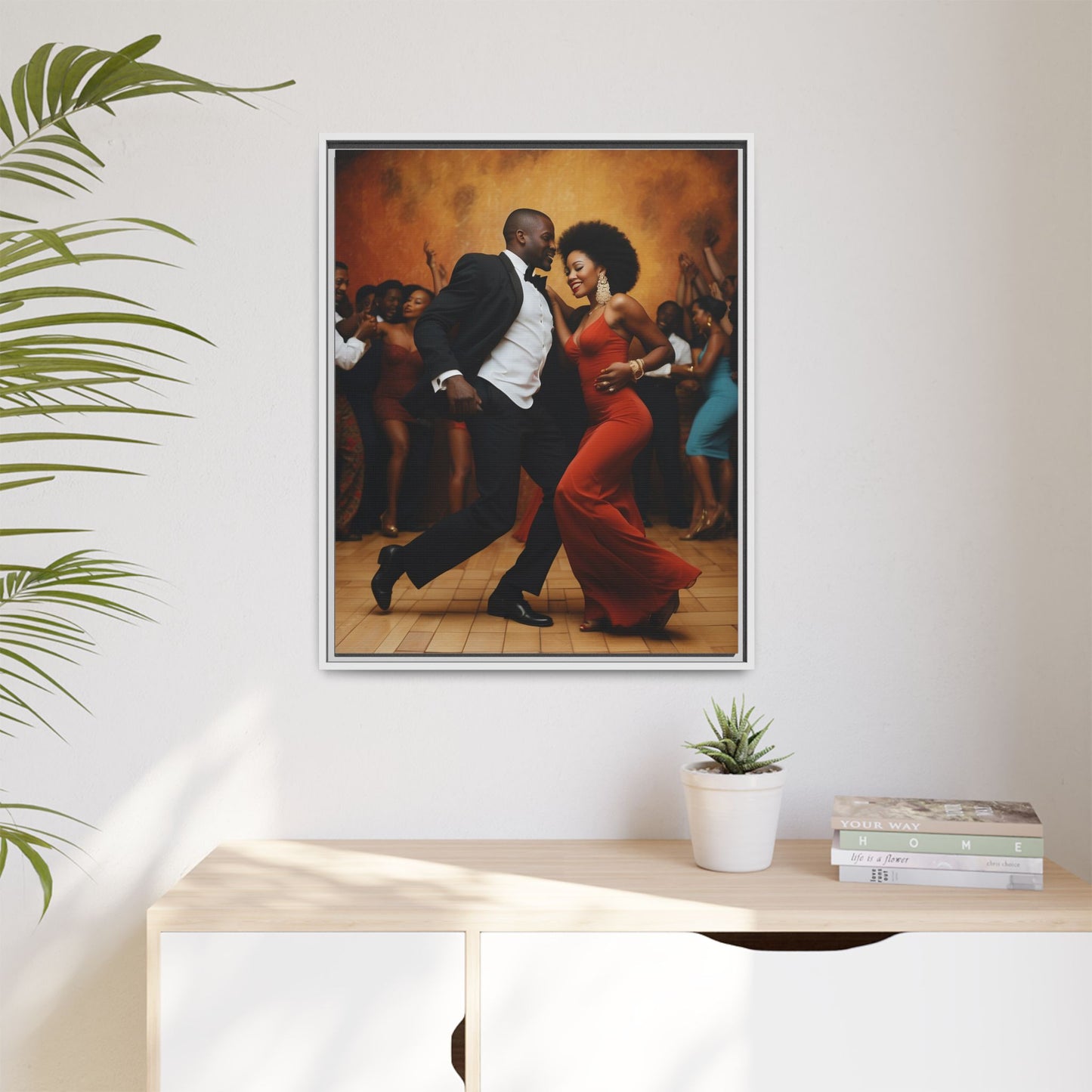 Matte Canvas, Framed (Multi-color)