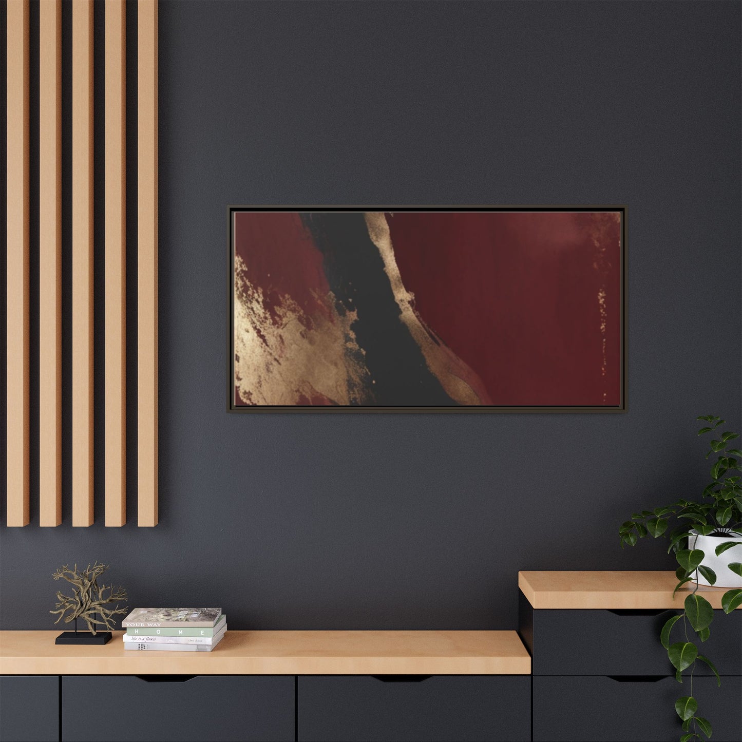 Matte Canvas, Framed (Multi-color)