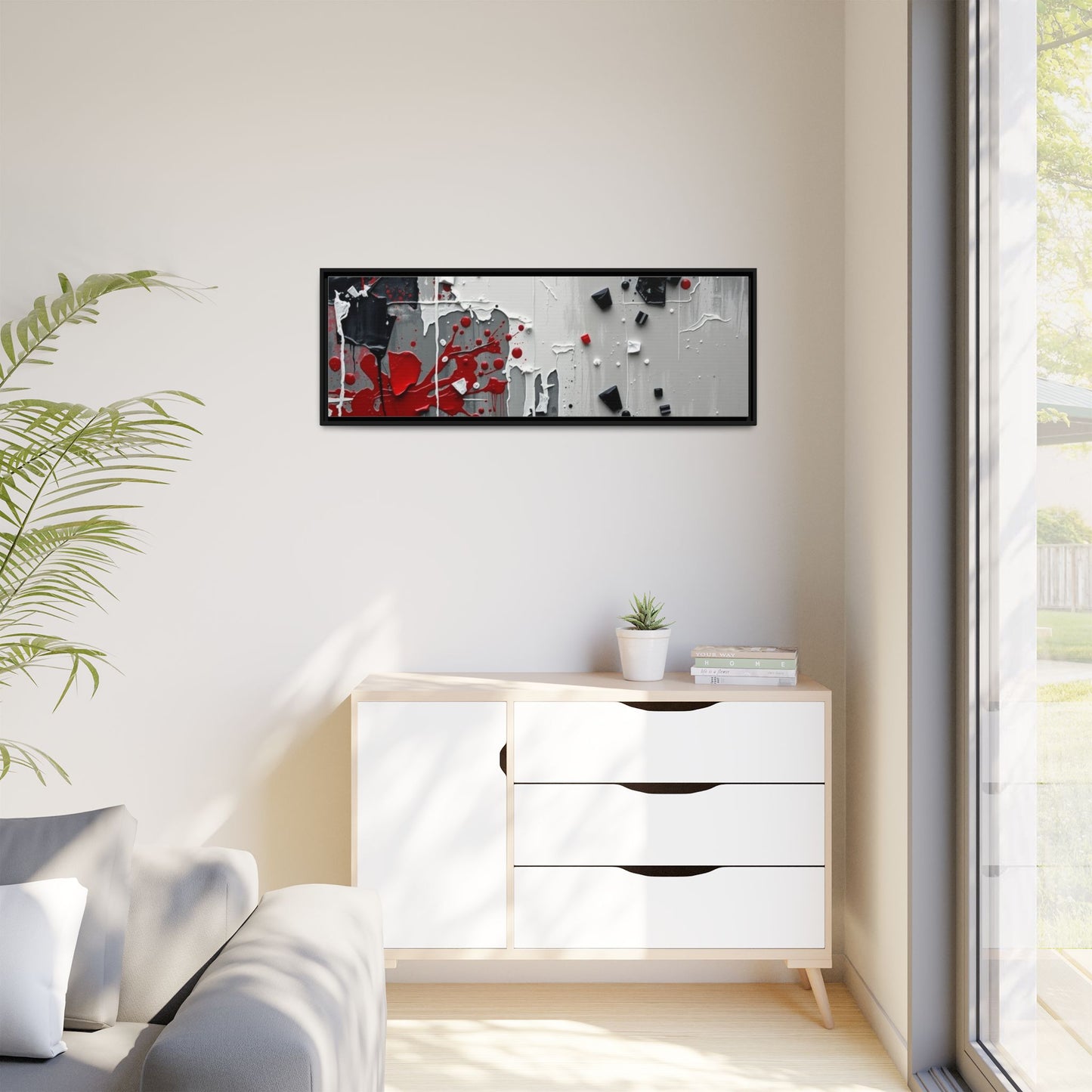 Matte Canvas, Framed (Multi-color)