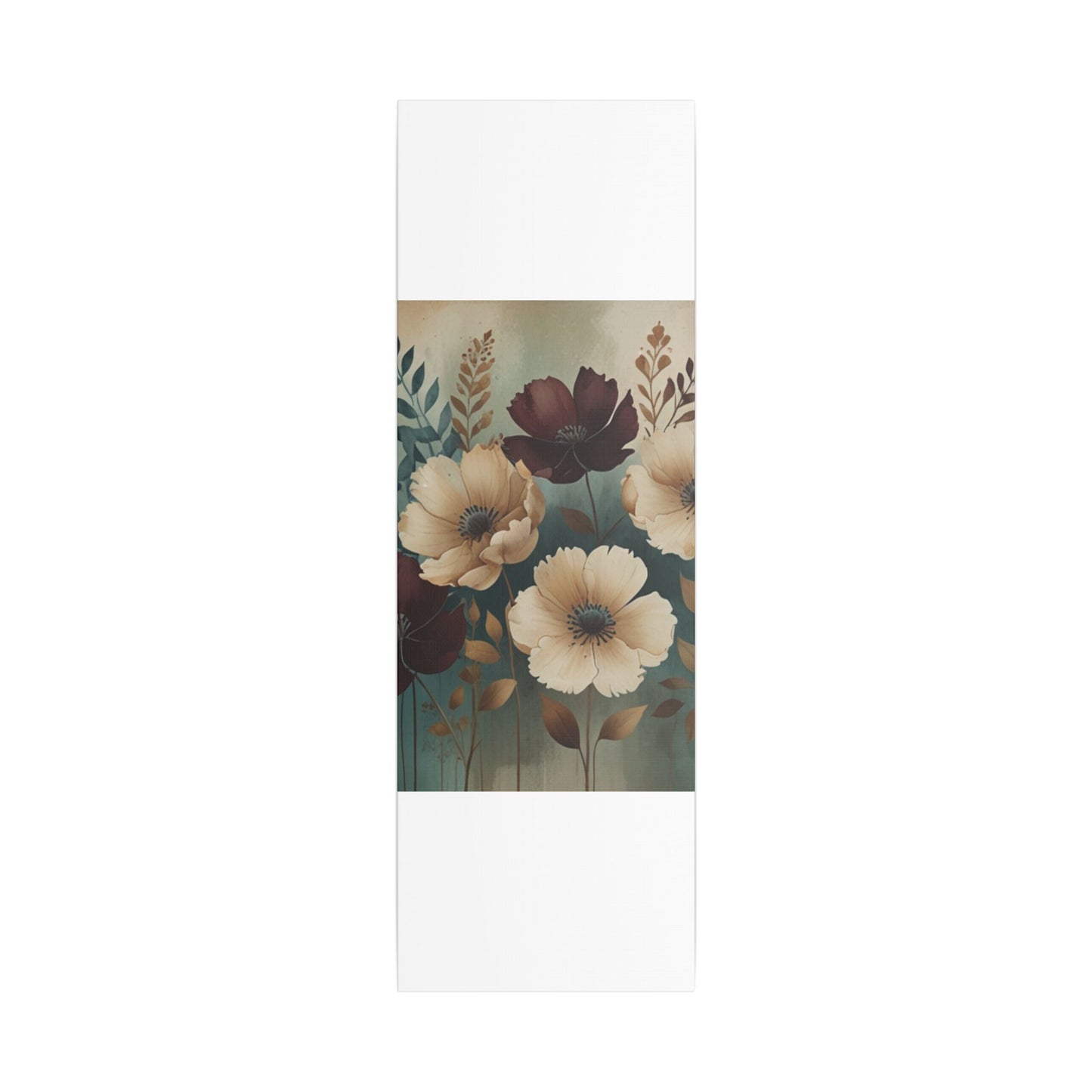 Floral Satin Canvas Art | Nature-Inspired Wall Décor
