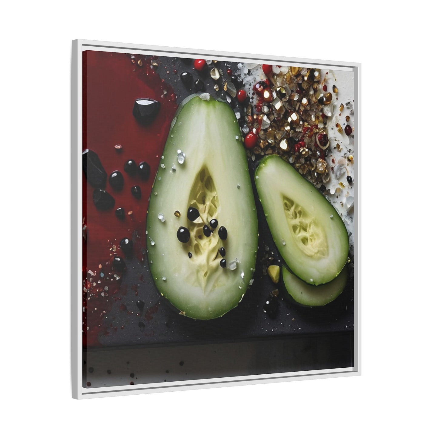 Matte Canvas, Framed (Multi-color)