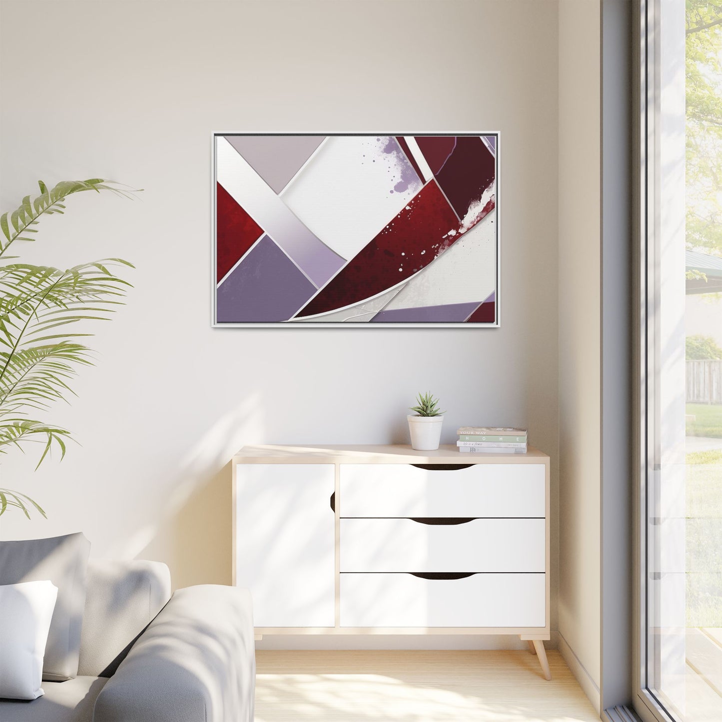 Matte Canvas, Framed (Multi-color)