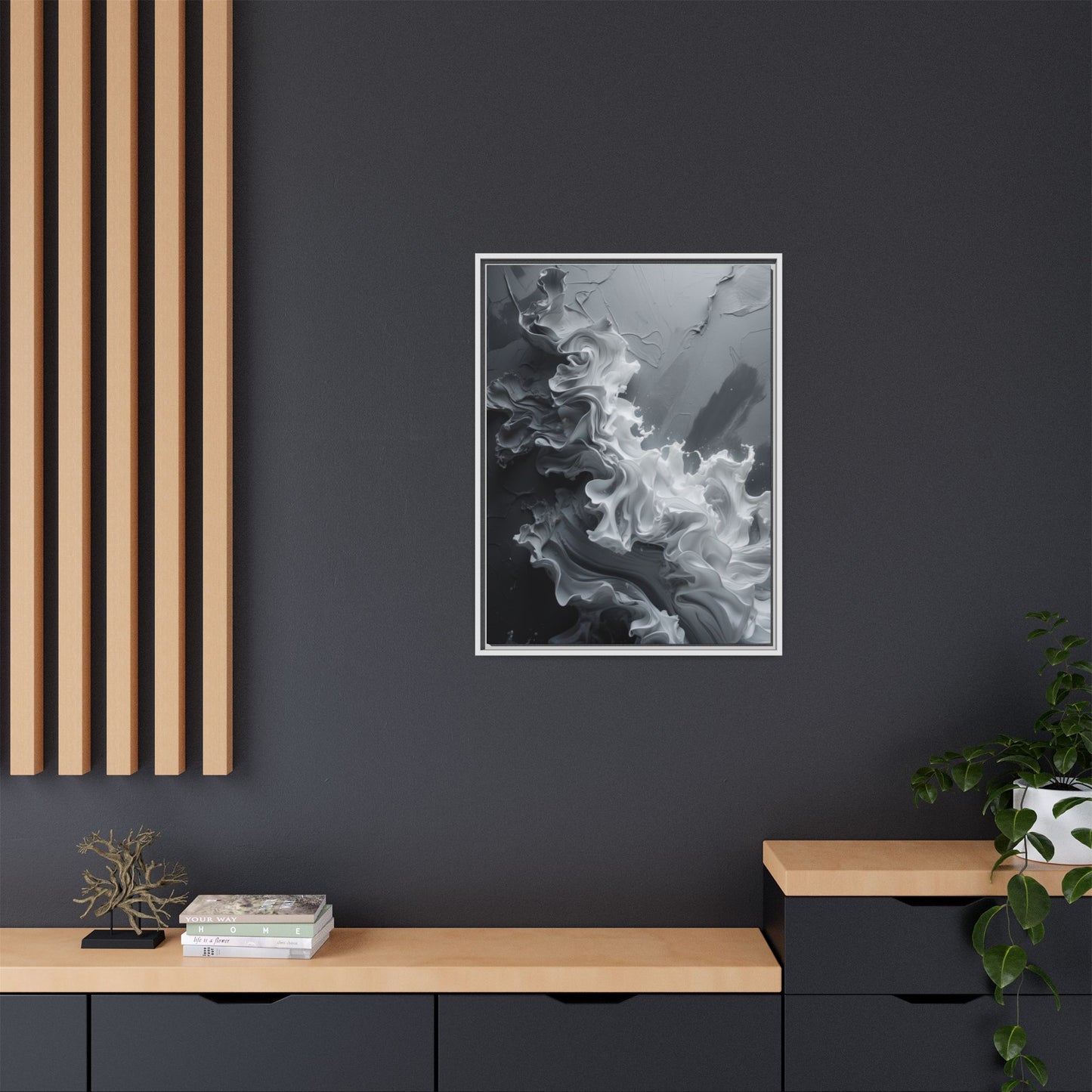 Matte Canvas, Framed (Multi-color)
