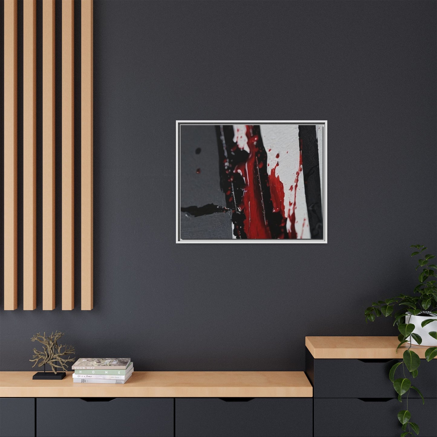 Matte Canvas, Framed (Multi-color)