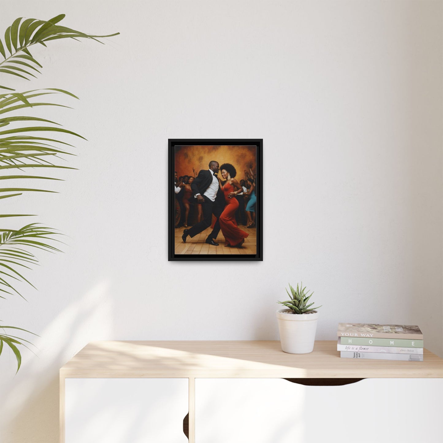 Matte Canvas, Framed (Multi-color)