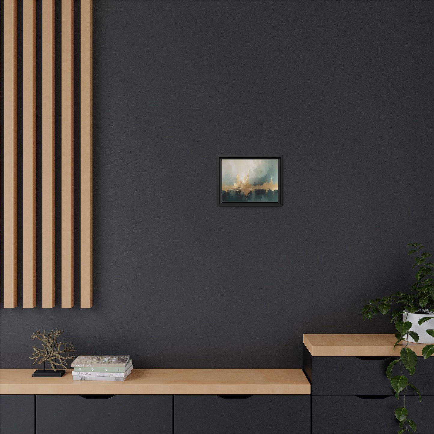 Matte Canvas, Framed (Multi-color)