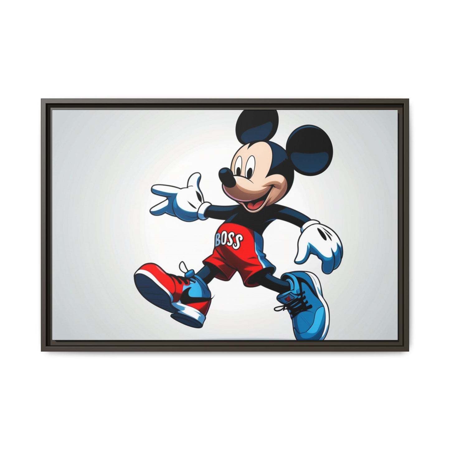Mickey Mouse Boss Framed Canvas Art