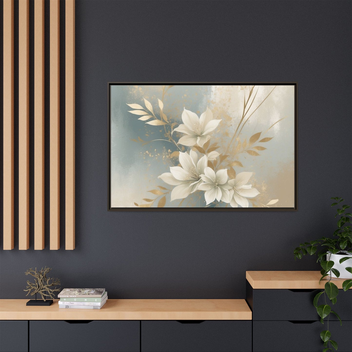 Matte Canvas, Framed (Multi-color)