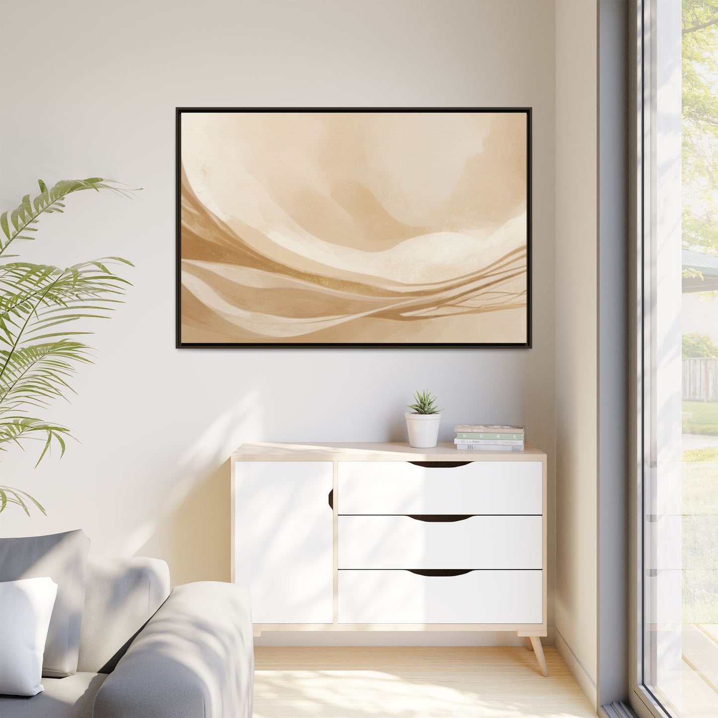 Matte Canvas, Framed (Multi-color)