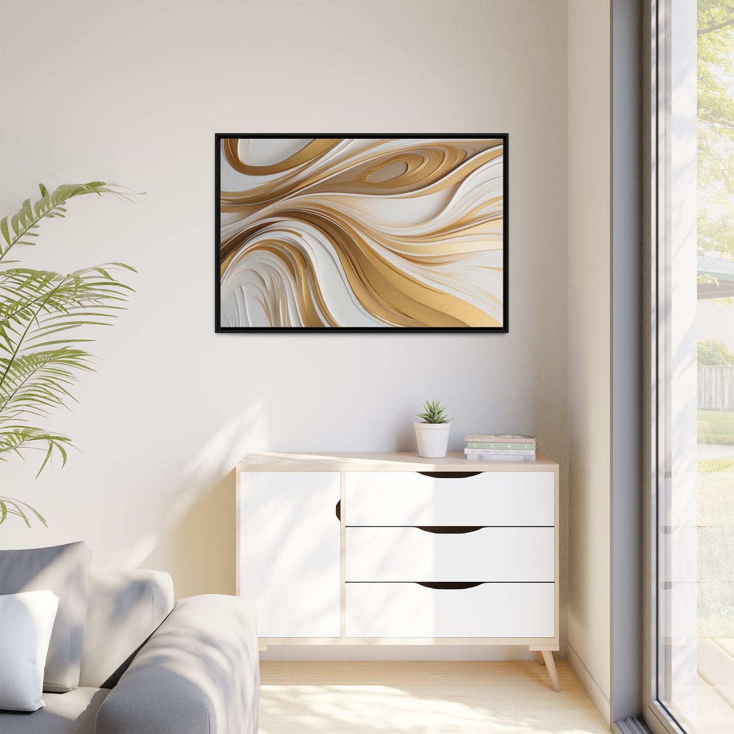 Matte Canvas, Framed (Multi-color)
