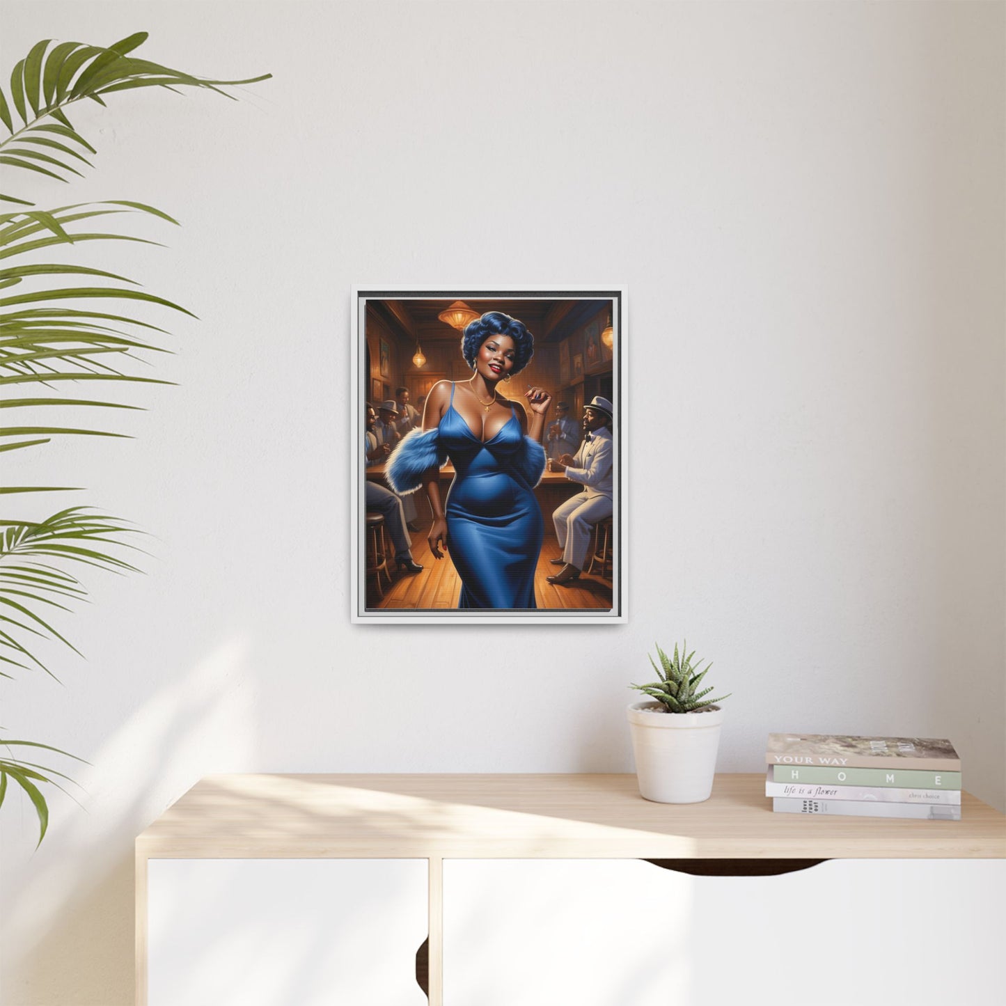 Matte Canvas, Framed (Multi-color)