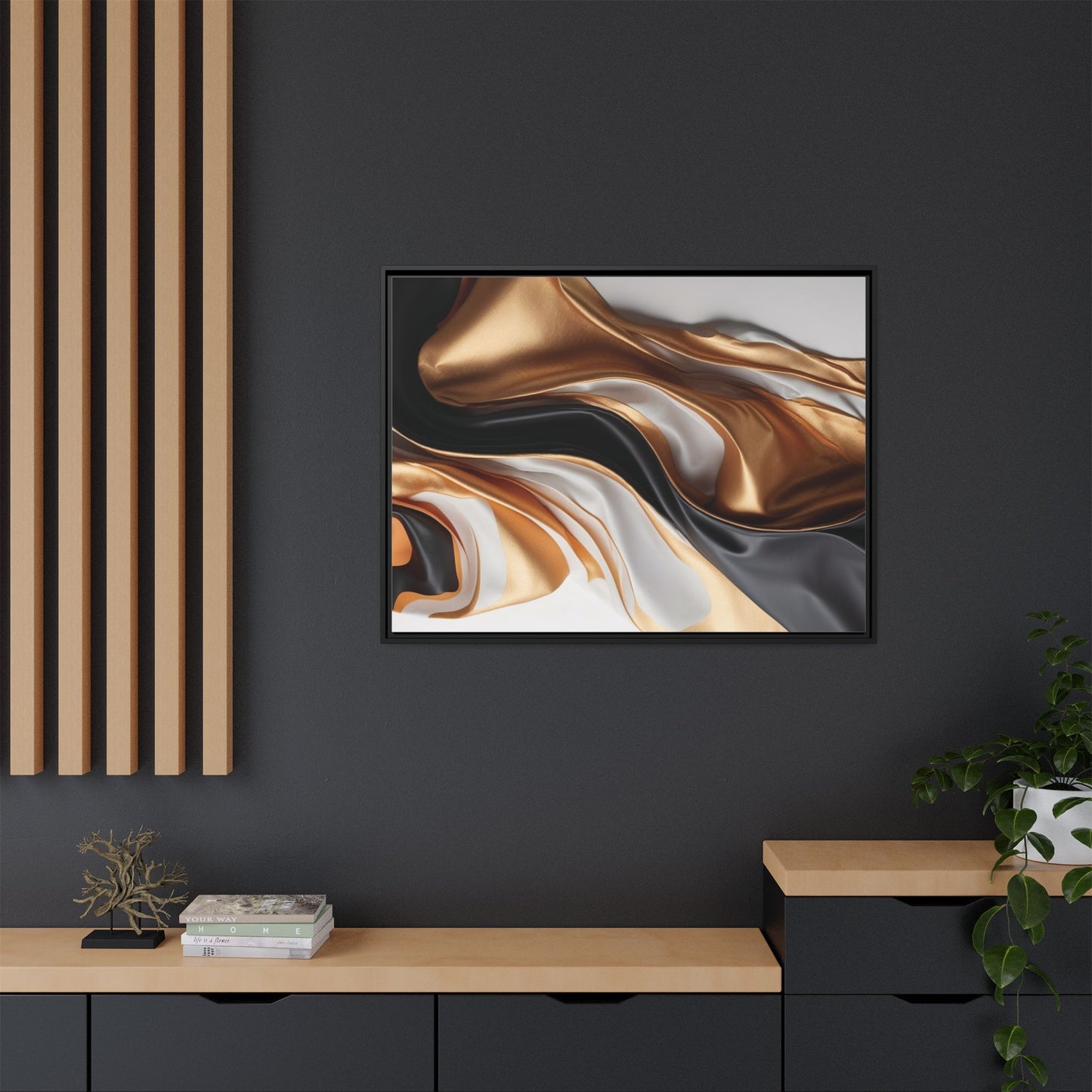 Matte Canvas, Framed (Multi-color)