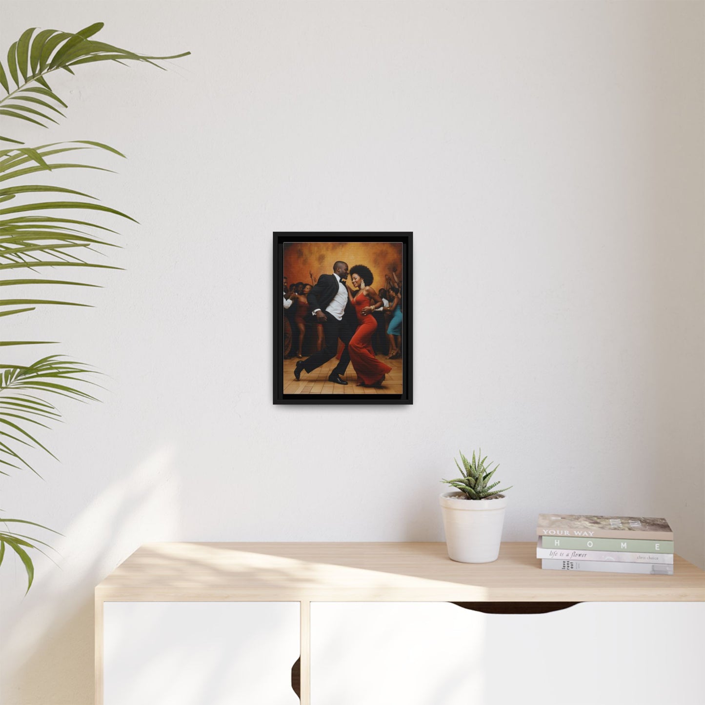 Matte Canvas, Framed (Multi-color)