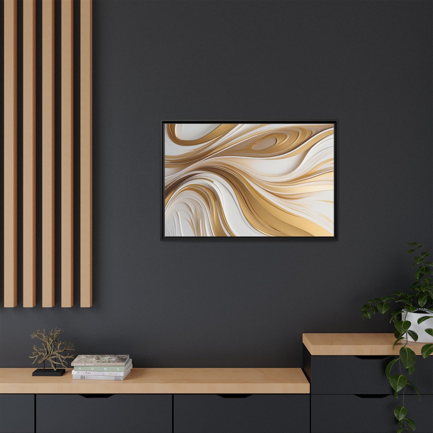 Matte Canvas, Framed (Multi-color)