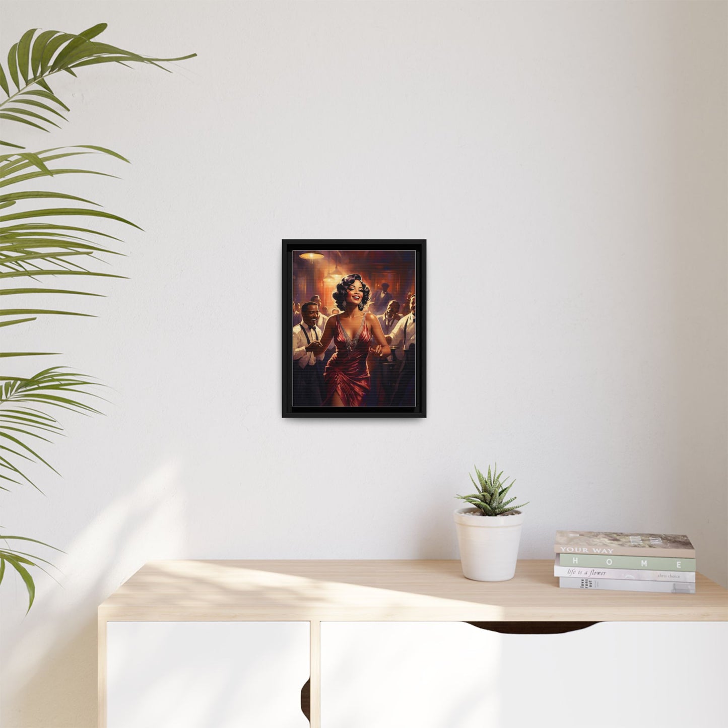 Matte Canvas, Framed (Multi-color)