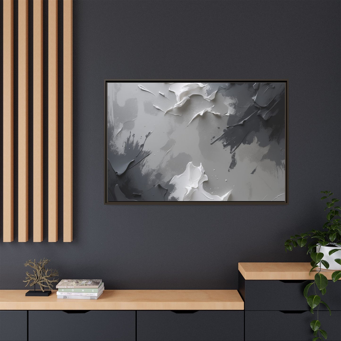 Matte Canvas, Framed (Multi-color)