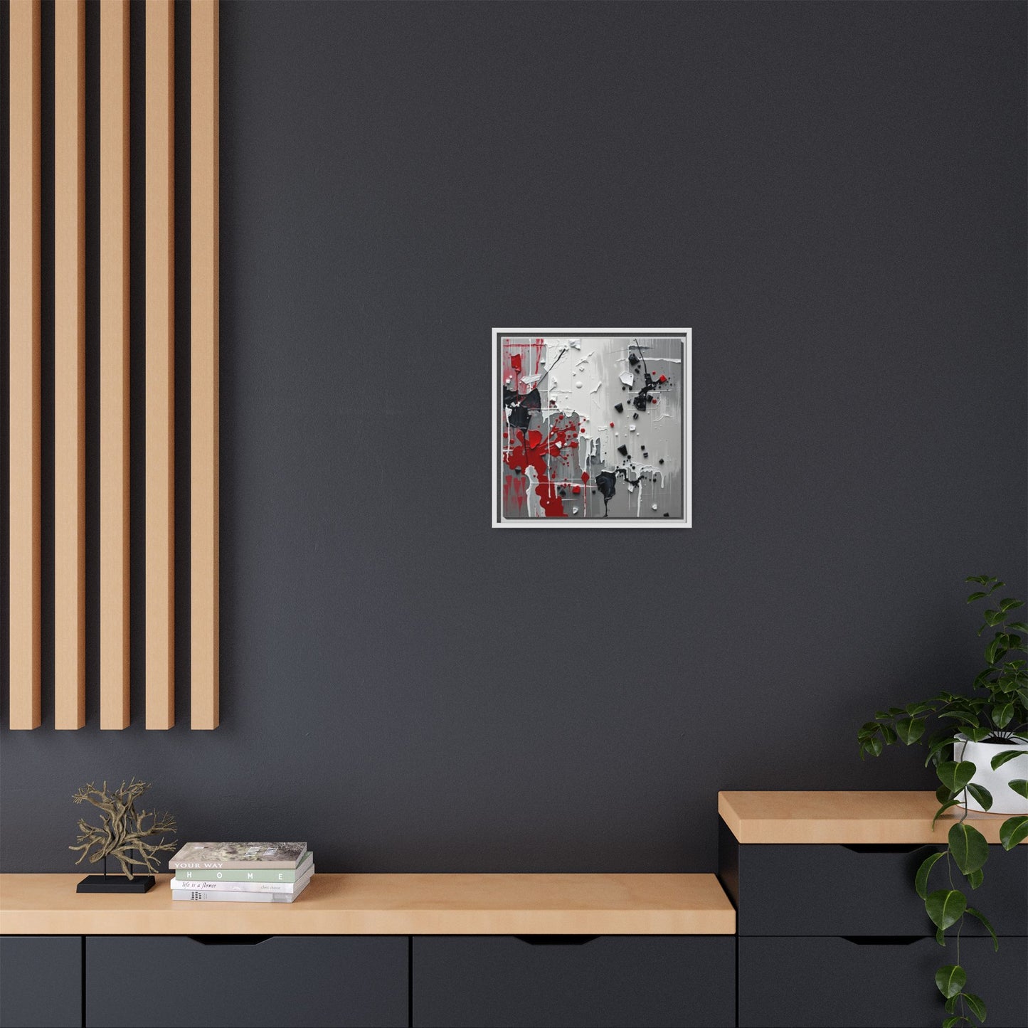 Matte Canvas, Framed (Multi-color)
